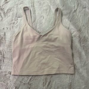 Light pink Lululemon align tank top